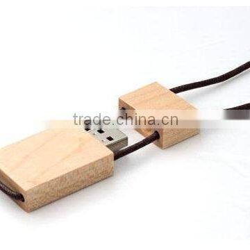 natural wooden flash memory usb