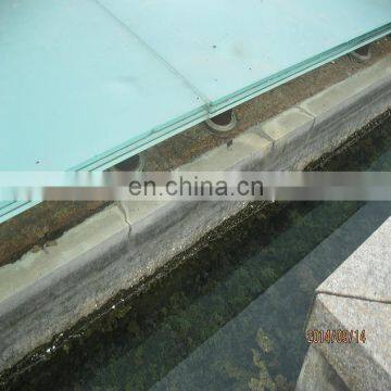 Rocky 30mm frosted laminated glass for walk floor