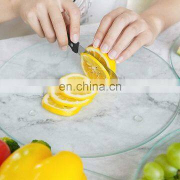 Round Glass Cutting Board
