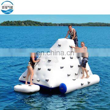 Giant Iceberg Water Toys Inflatable Floating Iceberg Climbing Wall with EN14960