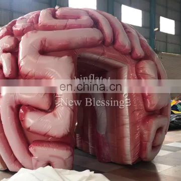 Top quality 3.8m dia walk through large inflatable brain model for medical healthcare exhibit TE-036