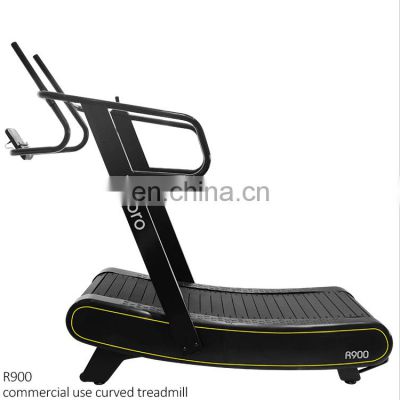 commercial use manual non-motorized self-powered body strong home fitness in gym equipment Curved treadmill & air runner