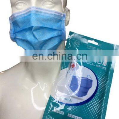 Face Mask Surgical Blue Masks 3ply Disposable Face Mask With Earloop Factory Wholesale photo-5