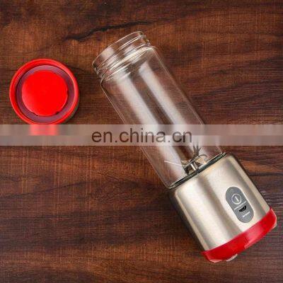 High Quality OEM 126W 6 Blades Portable Electric Juicer Blender Cup With 304 Stainless Steel&High Borosilicate Glasses