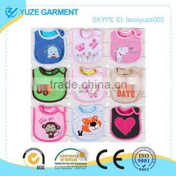 eco-friendly cotton fancy baby bibs OEM