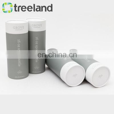 Rigid Round Box 3 Piece Telescopic Paper Tube T-shirt Packaging