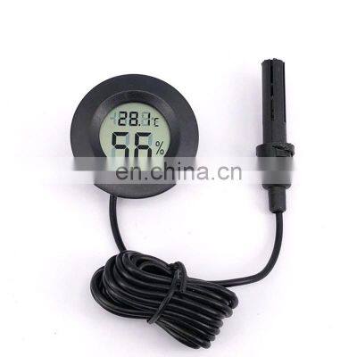 Mini Humidity Tester Hygrometer Thermometer Round Temperature Meter Probe for Aquarium Freezer Refrigerator With Line photo-5