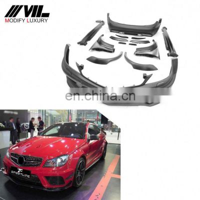 W204 Black Series Car kits C63 Body Kit for Mercedes Amg W204 C63 AMG