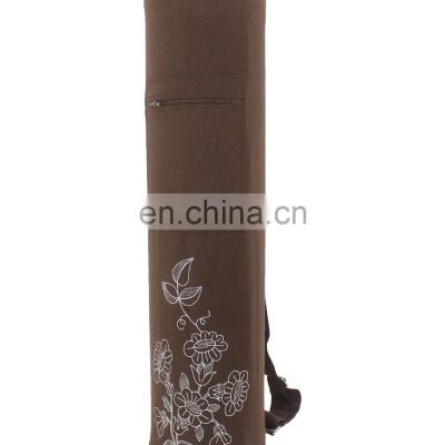 Custom embroidered high quality eco friendly yoga bag