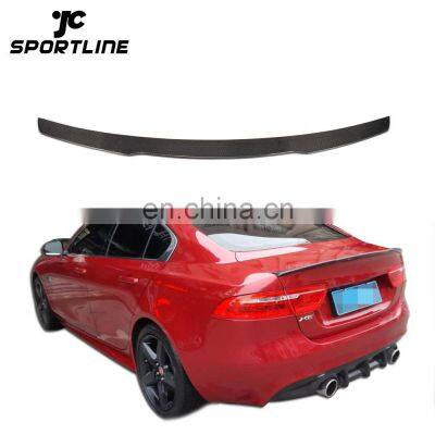 Carbon Fiber Rear Trunk Lip Wing Spoiler for Jaguar XE 2015 2016