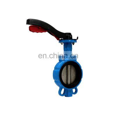 Factory Price Ductile Iron Manual Butterfly Valve for water oil gas