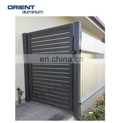 Top Selling Popular Villa Home  Decorative  Lightweight Entrance Aluminium Slat Small Gate