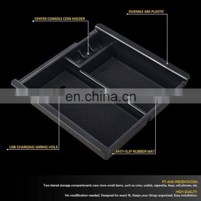 Spedking Center Console Accessories Organizer Tray Storage Insert ABS Materials Armrest Box for 2016+ Tacoma photo-3
