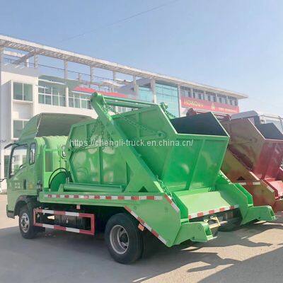 Chengli Special Automobile co Ltd Garbage Trucks Howo Hydraulic Swing Arm Garbage Truck photo-2