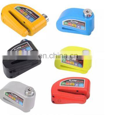 Security Waterproof Motorcycle Disc Brake Lock Alloy 6MM Anti-theft Smart Bicycle Alarm Disk Lock photo-5