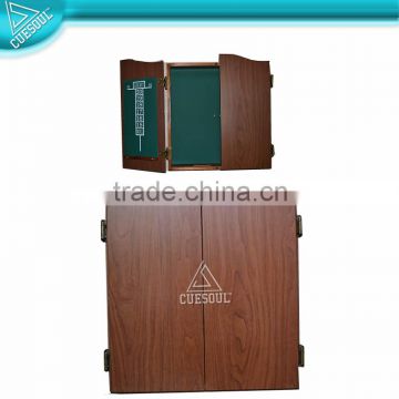 Wooden Cabinet with Darts & Board