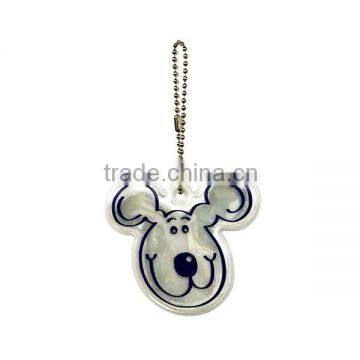 Plastice PVC Reflective Key Chain Safety Hanger for Bag photo-5
