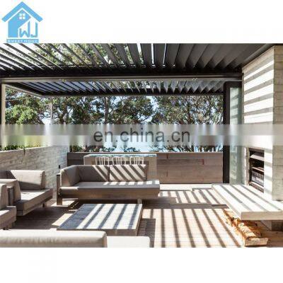 Automatic Louver Swimming Pool Roof Waterproof  Aluminum Pergola