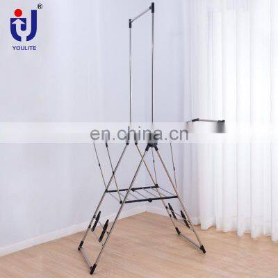 Fashion Steel Butterfly Clothes Airer Folding Drying Rack photo-2