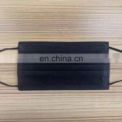 Manufacture Black Disposable Face Mask 3 Layer Facemask Level 1 photo-3