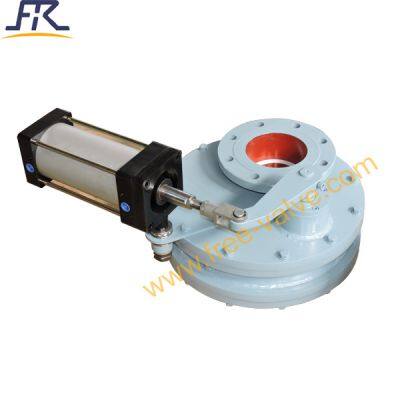 Pneumatic Ceramic Lined Rotary Double Disc Gate Valve