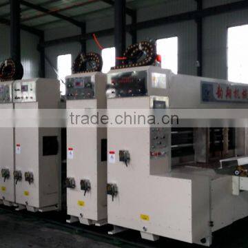 corrugated carton box printing rotary die cutting machinery