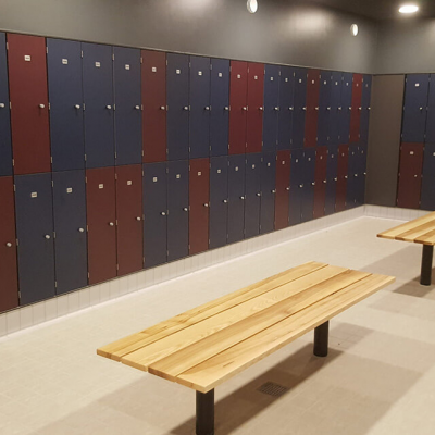 Custom Made Durable Gym School Parcel Locker Compact HPL Locker for Sale photo-2