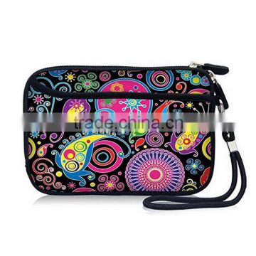 Factory Wholesale Wallet bag Carrying Cases neoprene purse coin bag manufacture