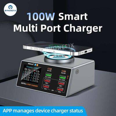 WLX-X9A Pro Зарядный концентратор - Система PD, управляемая приложением