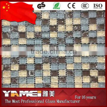 2016 factory price broken glass mosaic tile