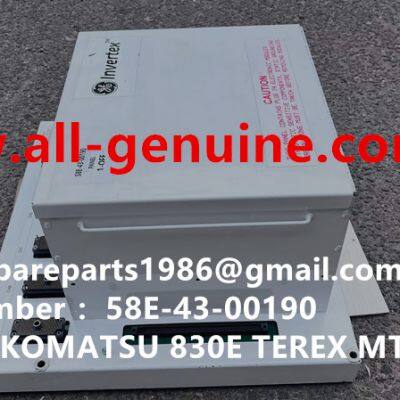 58E-43-00190 CONTROL ASSY  GE MT4400AC MT3600 KOMATSU 8830E 930E TEREX BELAZ 75131 MINING DUMP TRUCK HAULER