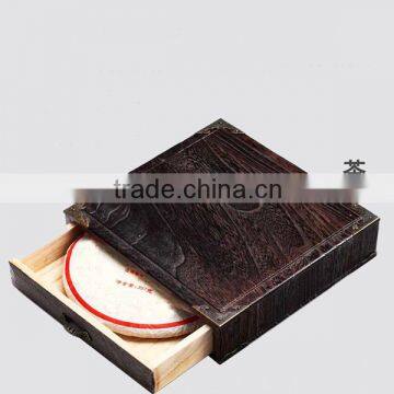 wooden material wood tea cake box gift box