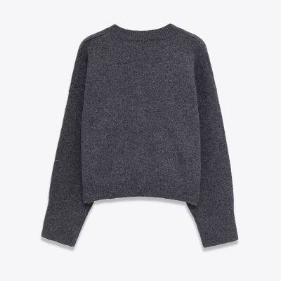 2025 New Fashionable and Elegant Women's Soft Knit Button-Up Top photo-3