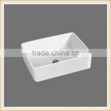 bathroom sanitary ware square wood cabinet art ceramic basin