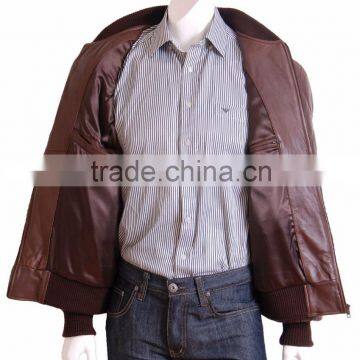 Classic Leather Winter Jackets for Men photo-4