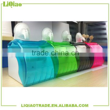 Clear plastic tissue box with waterproof lid