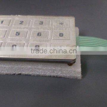 Electronic scale thin film switch