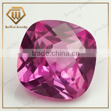 Cushion Shape And Good Quality synthetic 3# Ruby