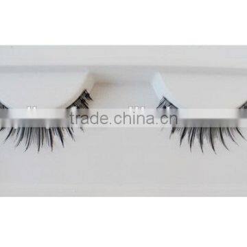 High quality100% synthetic black false eyelashs wholesale( 10pairs/box)