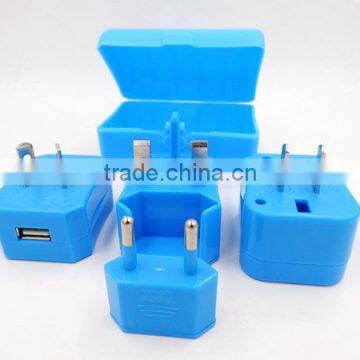 Business gifts multipurpose travel adapter All in 1 World Travel plug Adapter With Single USB Charger