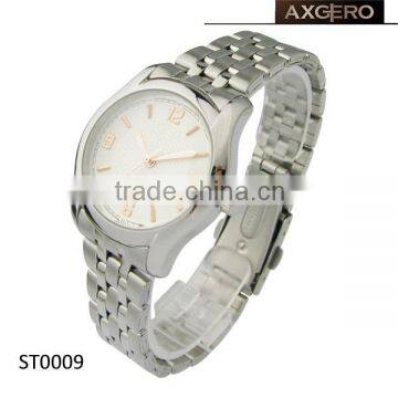 fashion stainless steel watch women with japan movement