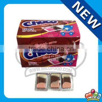 multi-colored mini cream chocolate