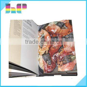 high quality cook book printing sewning binding