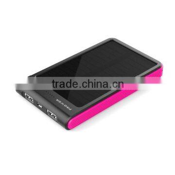 Solar charging treasure,Solar mobile power supply Cellular phone charging treasure 6000 mah