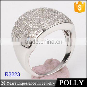 Custom Design Accepting Silver Love Ring Four Finger Ring photo-1