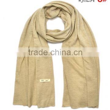 Fashion Trend All-match Autumn Winter Warm Soft Acrylic Baby Kids Boys Girls Solid Plain Scarf photo-2