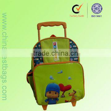 Cute Cartoon School Rolling Backpack Kids Trolley School Bag