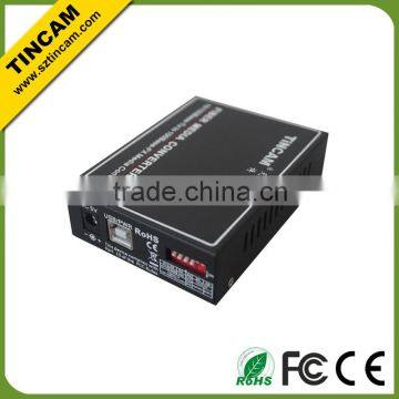 USB power SC SM single fiber Ethernet fiber Media Converter with DIP&LFP