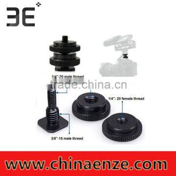 ET-MS01 High Quality hot shoe 1/4 screw to flash hot shoe adapter