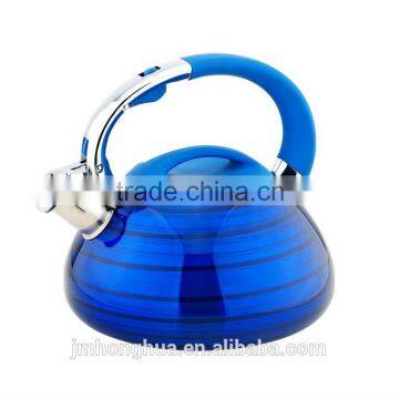 stainless steel electric thermo whistling kettle